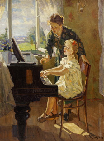 А.С.Бархатков. Первая песенка (1957, НХМ РБ)